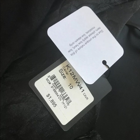 St. John Floral Jacquard Dress Sz 10 Midi Black - Picture 5 of 12